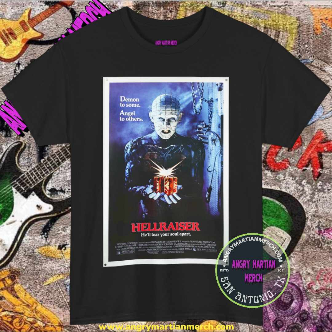 Hellraiser 80's Horror Retro Movie Poster T-Shirt