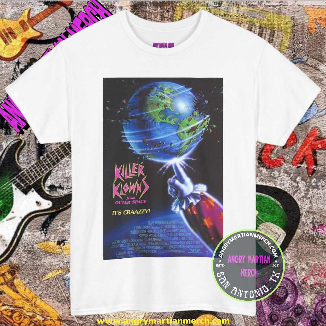Killer Klowns From Outer Space It's Craazzy! 80's Retro Horror T-Shirt