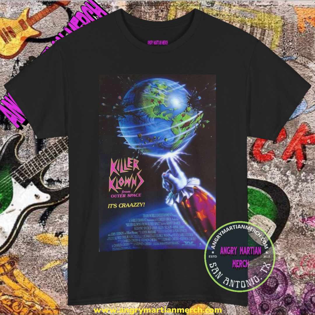 Killer Klowns From Outer Space It's Craazzy! 80's Retro Horror T-Shirt