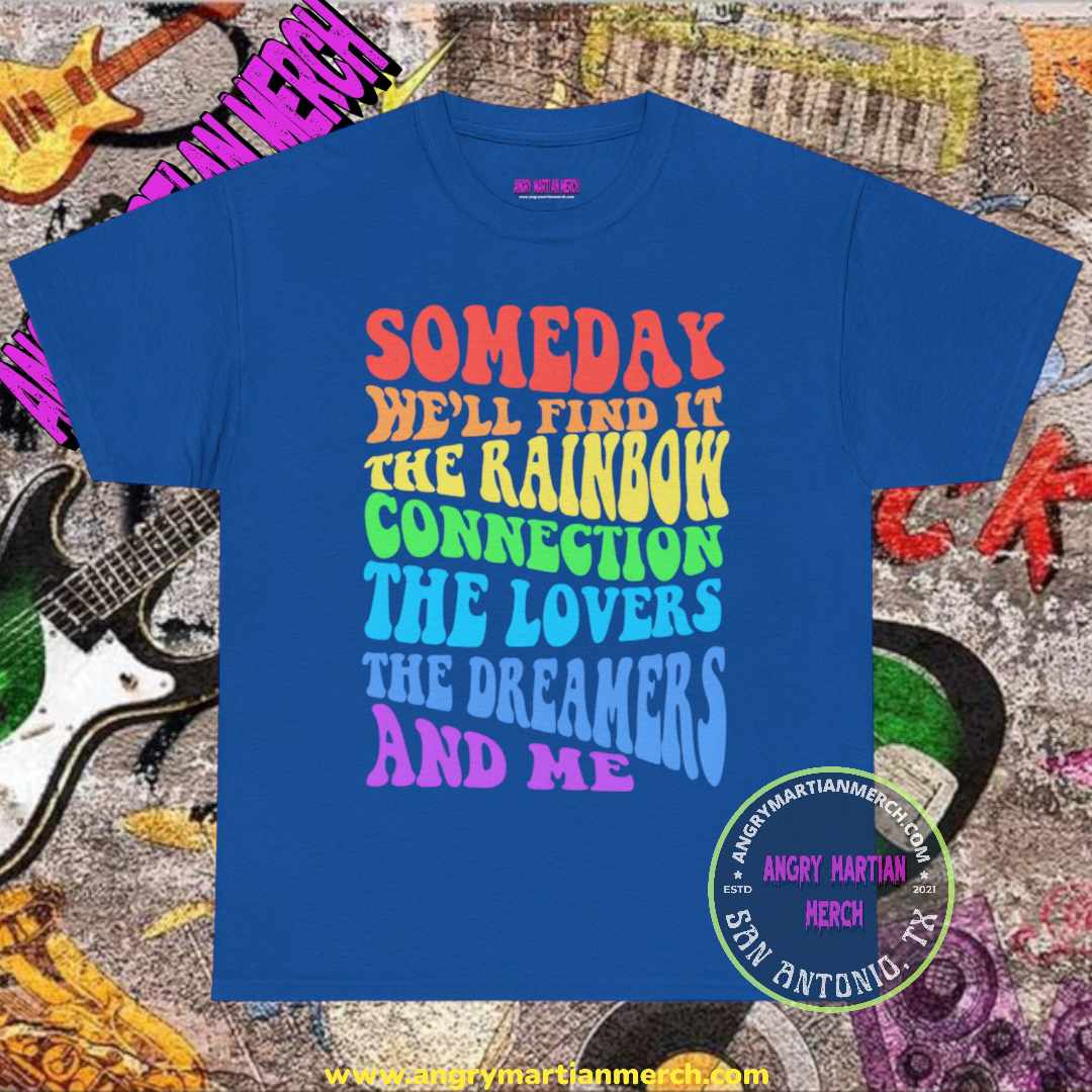Rainbow Connection Lyrics The Muppets Retro 80's Movie Cotton T Shirt