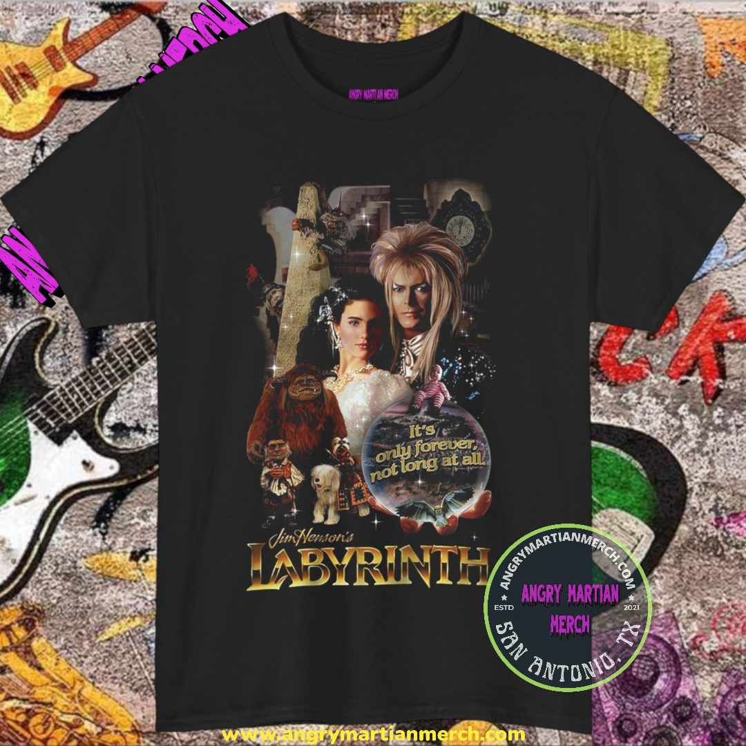 Labyrinth David Bowie Retro 80's Movie T-Shirt