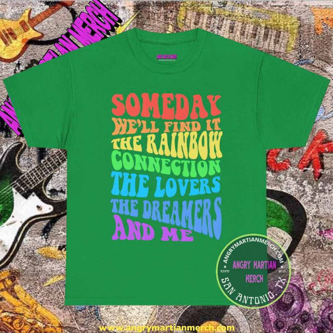 Rainbow Connection Lyrics The Muppets Retro 80's Movie Cotton T Shirt