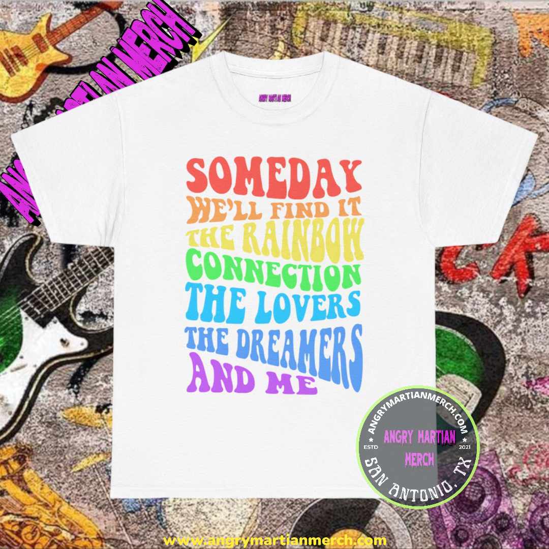 Rainbow Connection Lyrics The Muppets Retro 80's Movie Cotton T Shirt