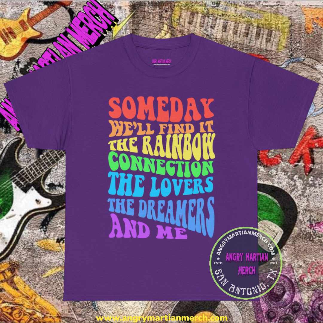 Rainbow Connection Lyrics The Muppets Retro 80's Movie Cotton T Shirt