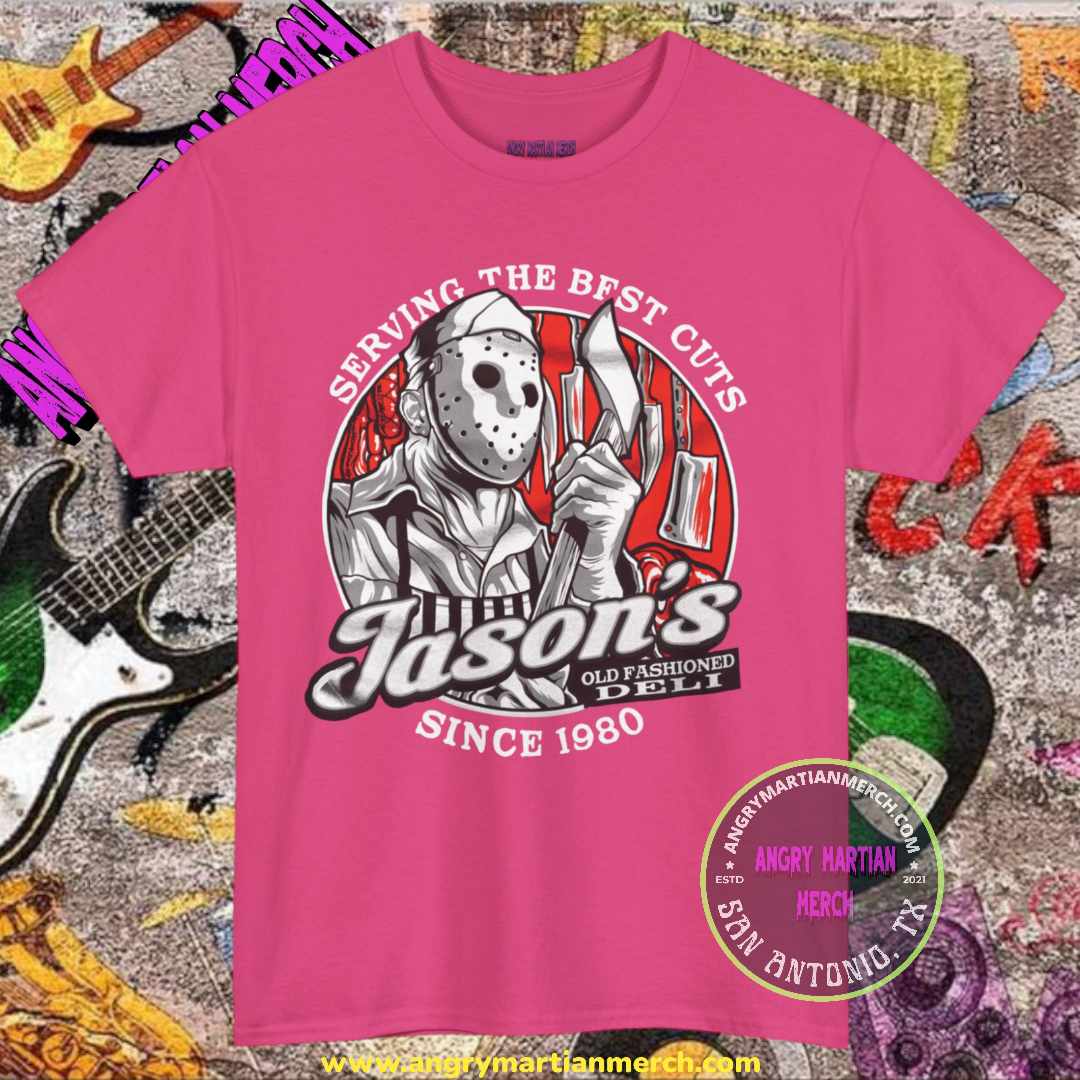 Jason's Old Fashioned Deli Friday 13th Horror Movie 80's Retro T-Shirt