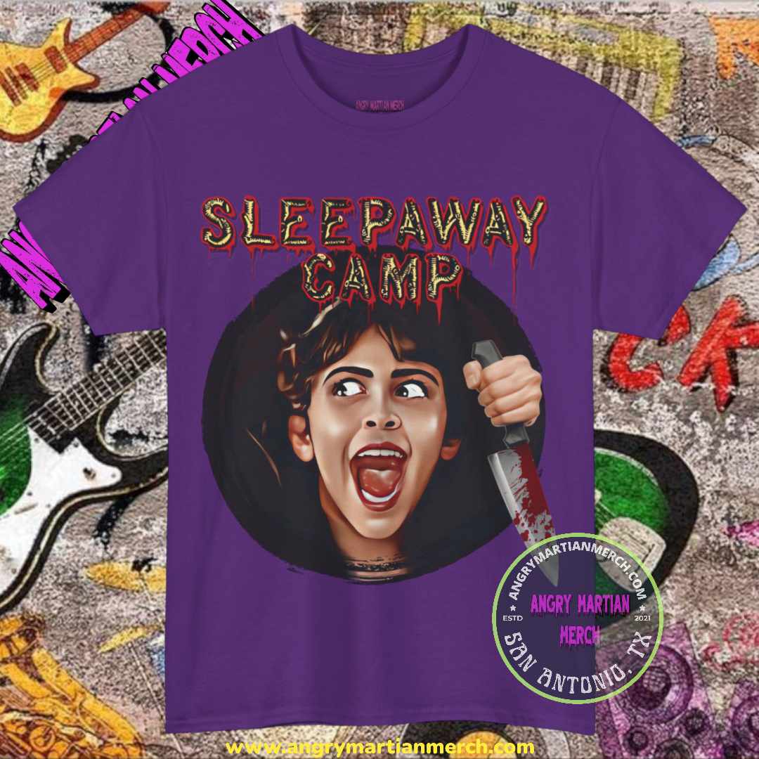 Sleepaway Camp Angela Retro 80's Movie Horror T-Shirt (K3)