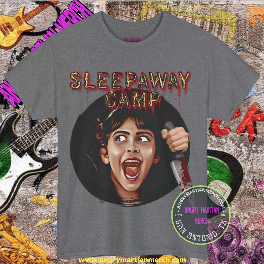 Sleepaway Camp Angela Retro 80's Movie Horror T-Shirt (K3)