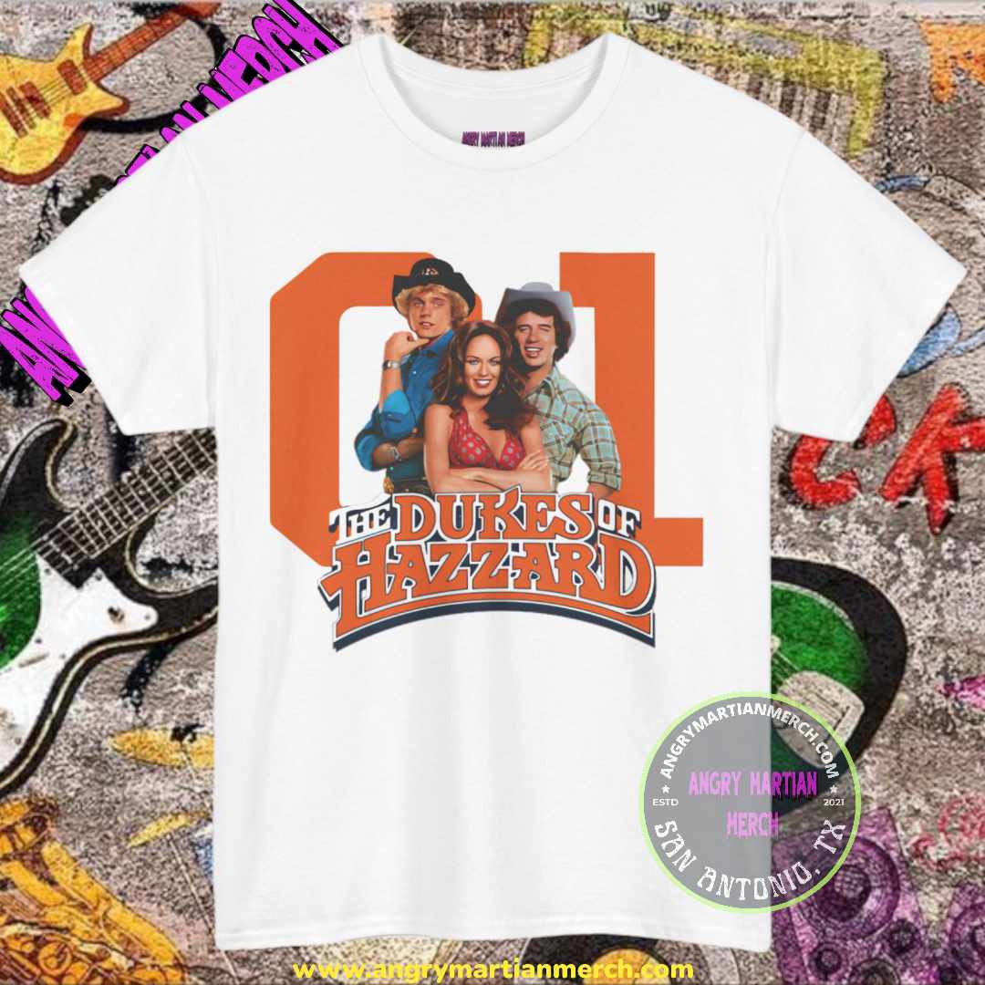 Dukes of Hazard Daisy Luke & Bo 01 General Lee Retro 80's Television T Shirt