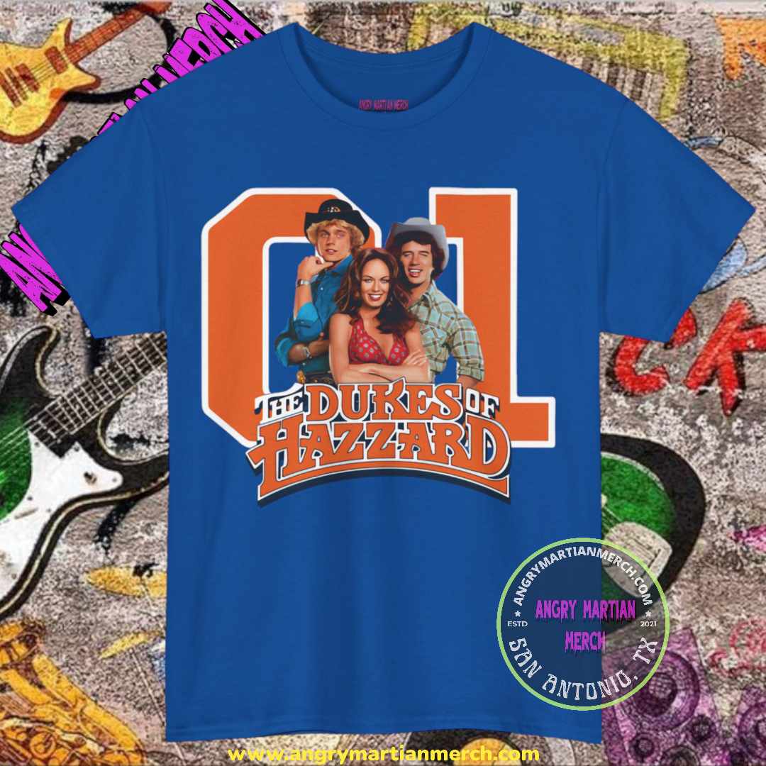 Dukes of Hazard Daisy Luke & Bo 01 General Lee Retro 80's Television T Shirt