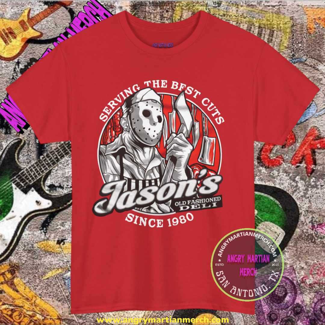 Jason's Old Fashioned Deli Friday 13th Horror Movie 80's Retro T-Shirt