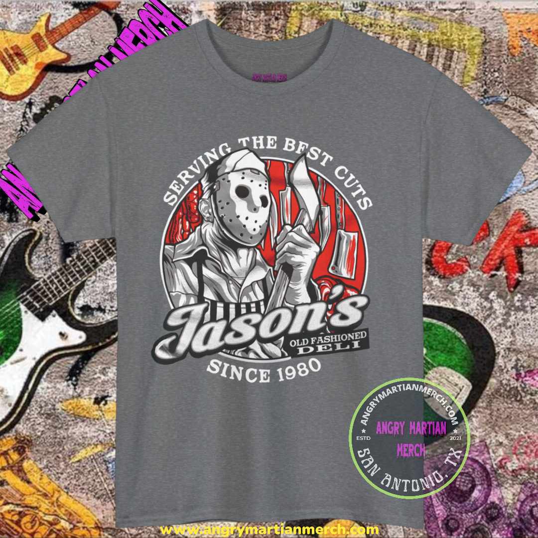 Jason's Old Fashioned Deli Friday 13th Horror Movie 80's Retro T-Shirt