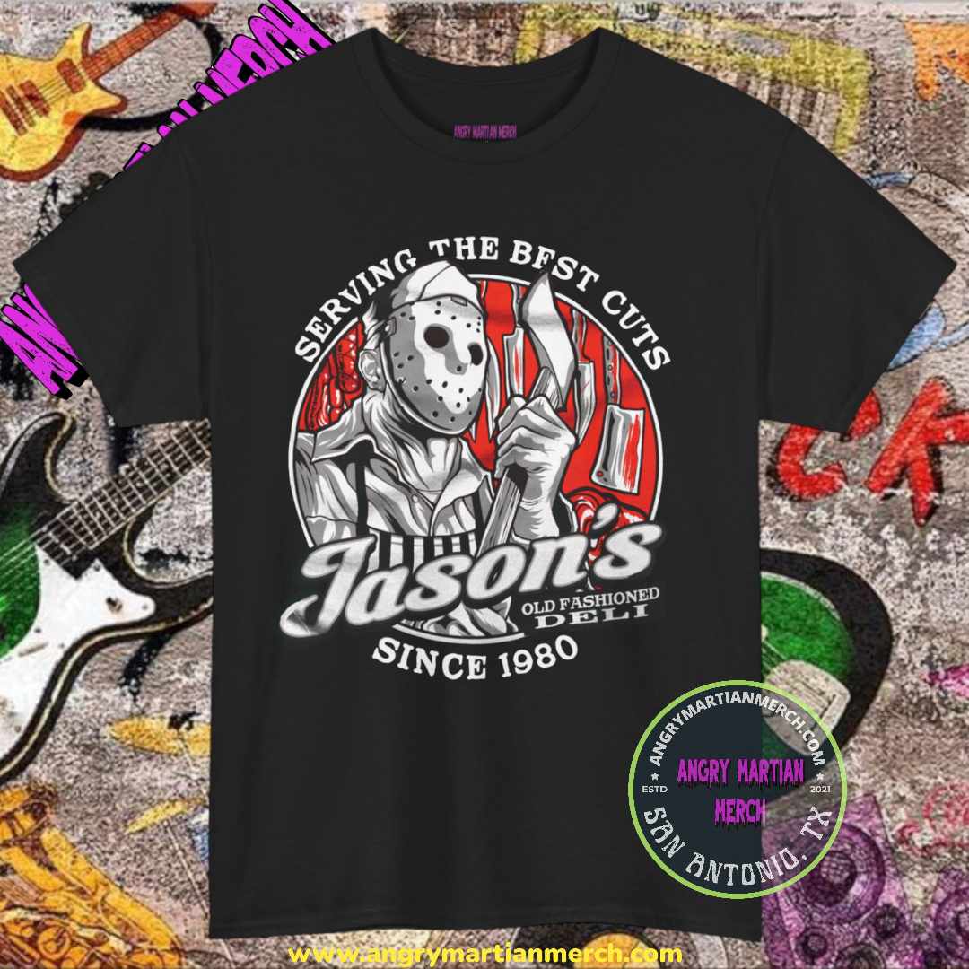 Jason's Old Fashioned Deli Friday 13th Horror Movie 80's Retro T-Shirt