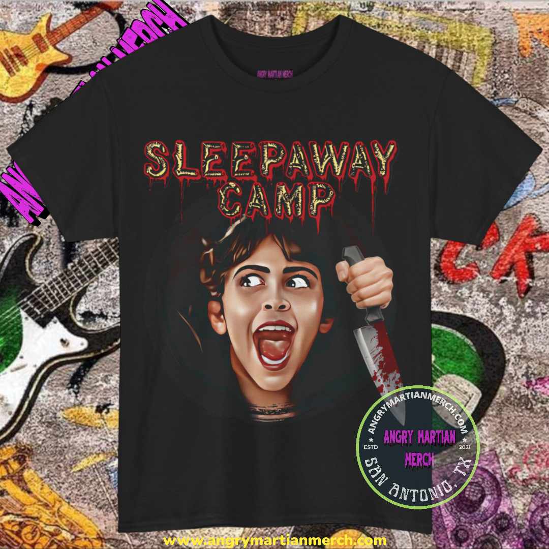 Sleepaway Camp Angela Retro 80's Movie Horror T-Shirt (K3)