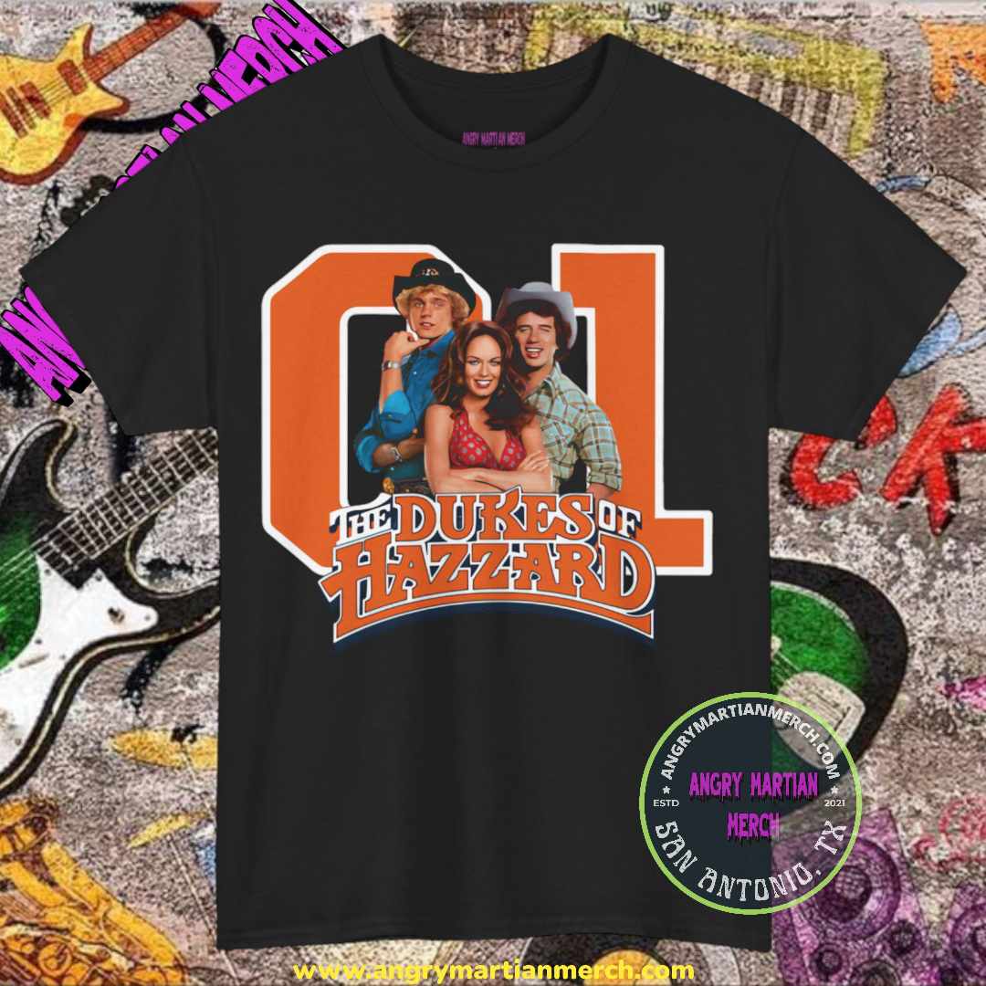 Dukes of Hazard Daisy Luke & Bo 01 General Lee Retro 80's Television T Shirt