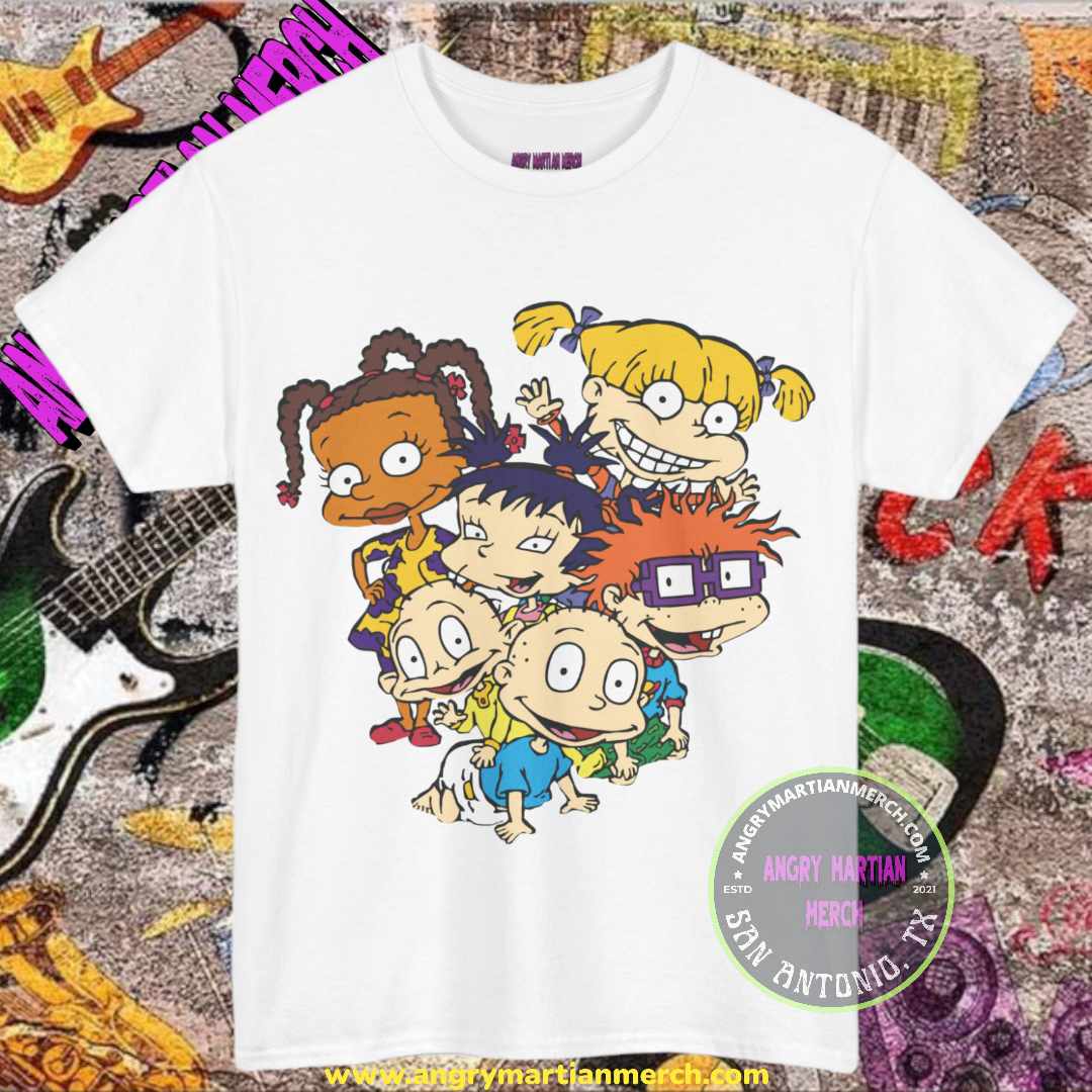 Rugrats Tommy Pickles Chuckie Angelica Retro 90's Cartoon T-Shirt