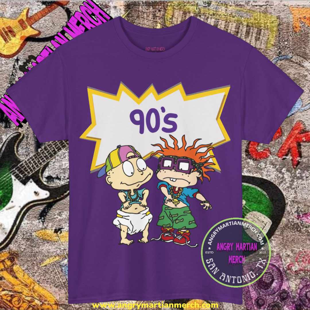 Rugrats 90's Tommy and Chuckie Retro Cartoon T Shirt