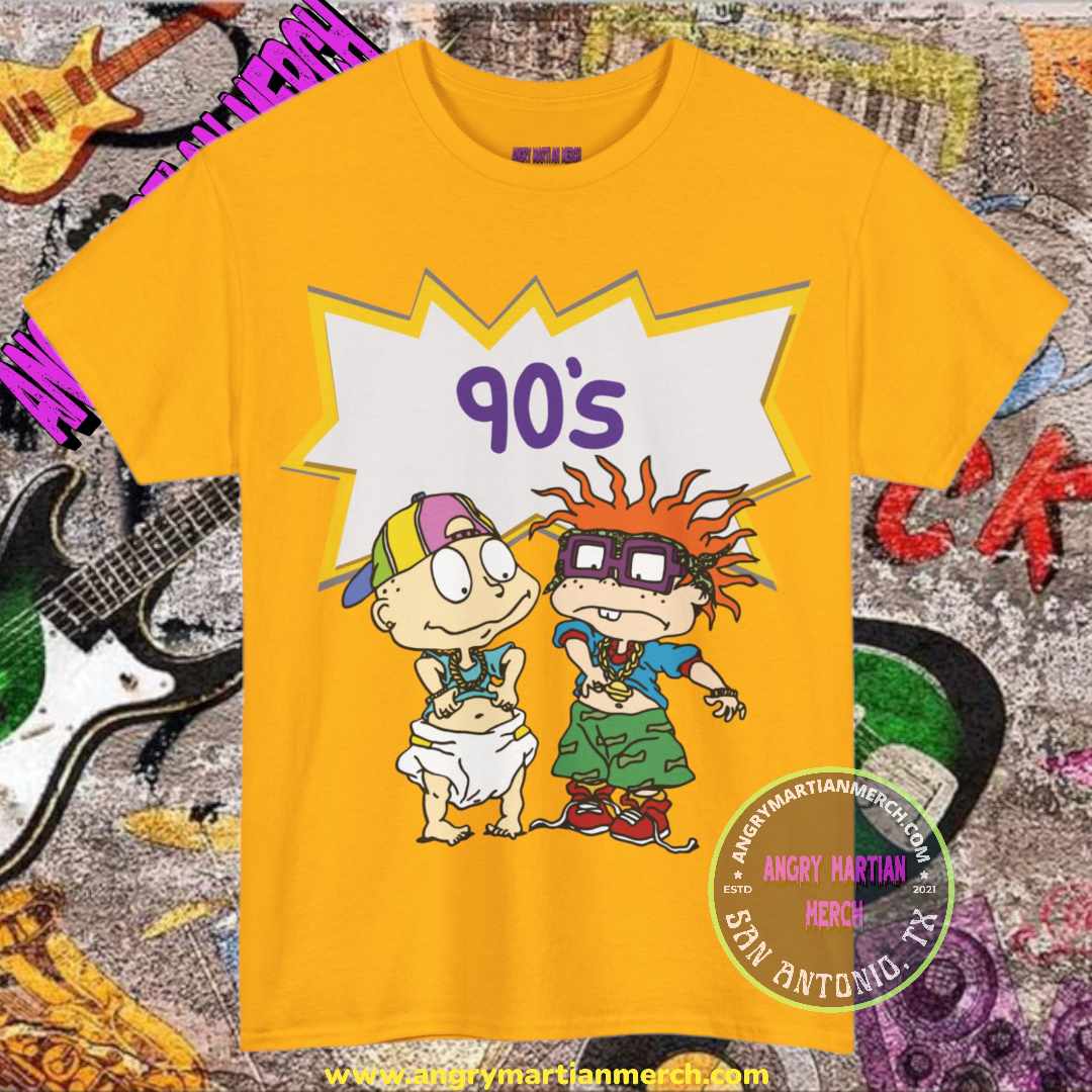 Rugrats 90's Tommy and Chuckie Retro Cartoon T Shirt