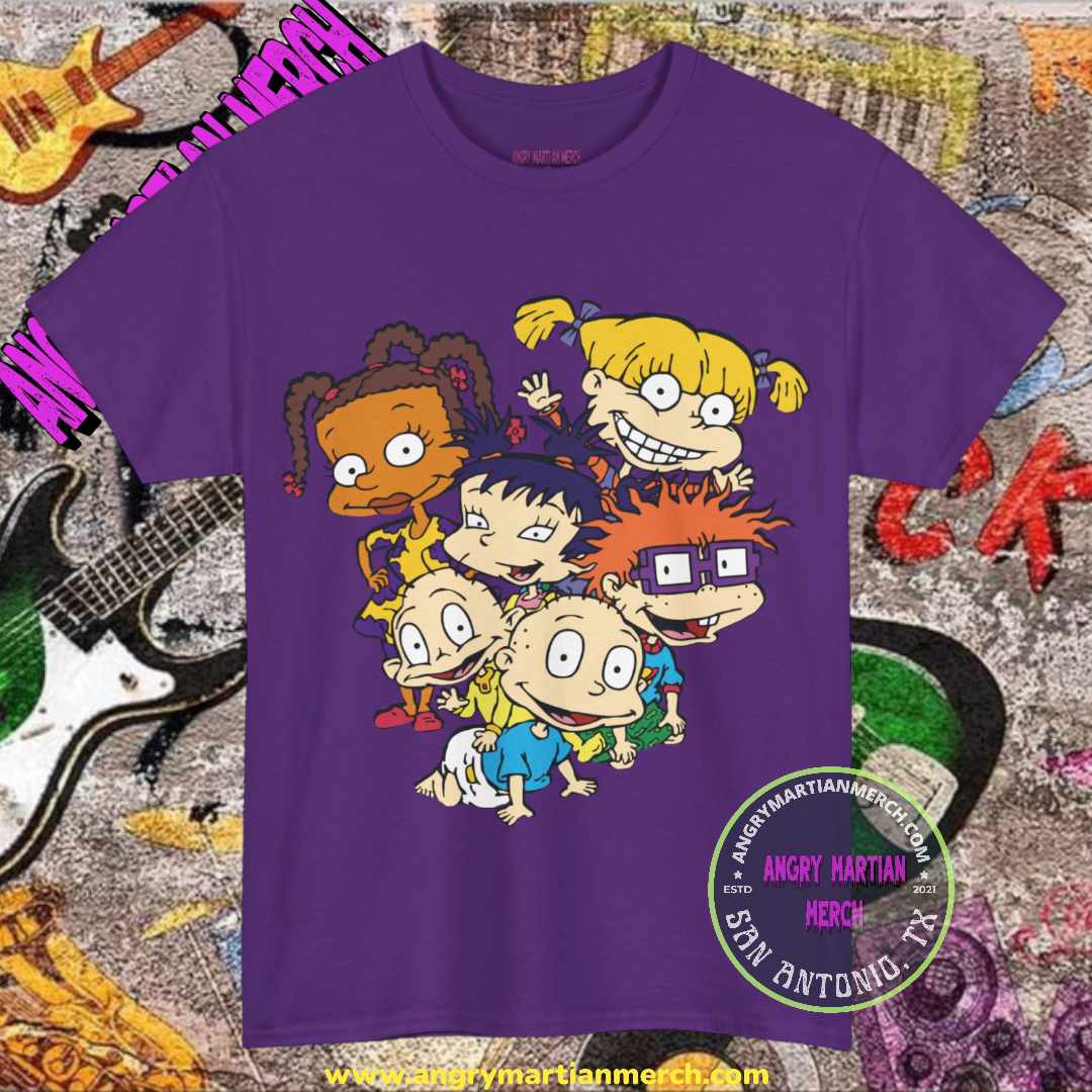 Rugrats Tommy Pickles Chuckie Angelica Retro 90's Cartoon T-Shirt