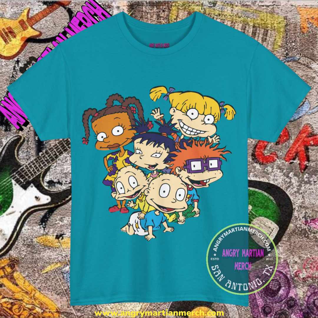 Rugrats Tommy Pickles Chuckie Angelica Retro 90's Cartoon T-Shirt