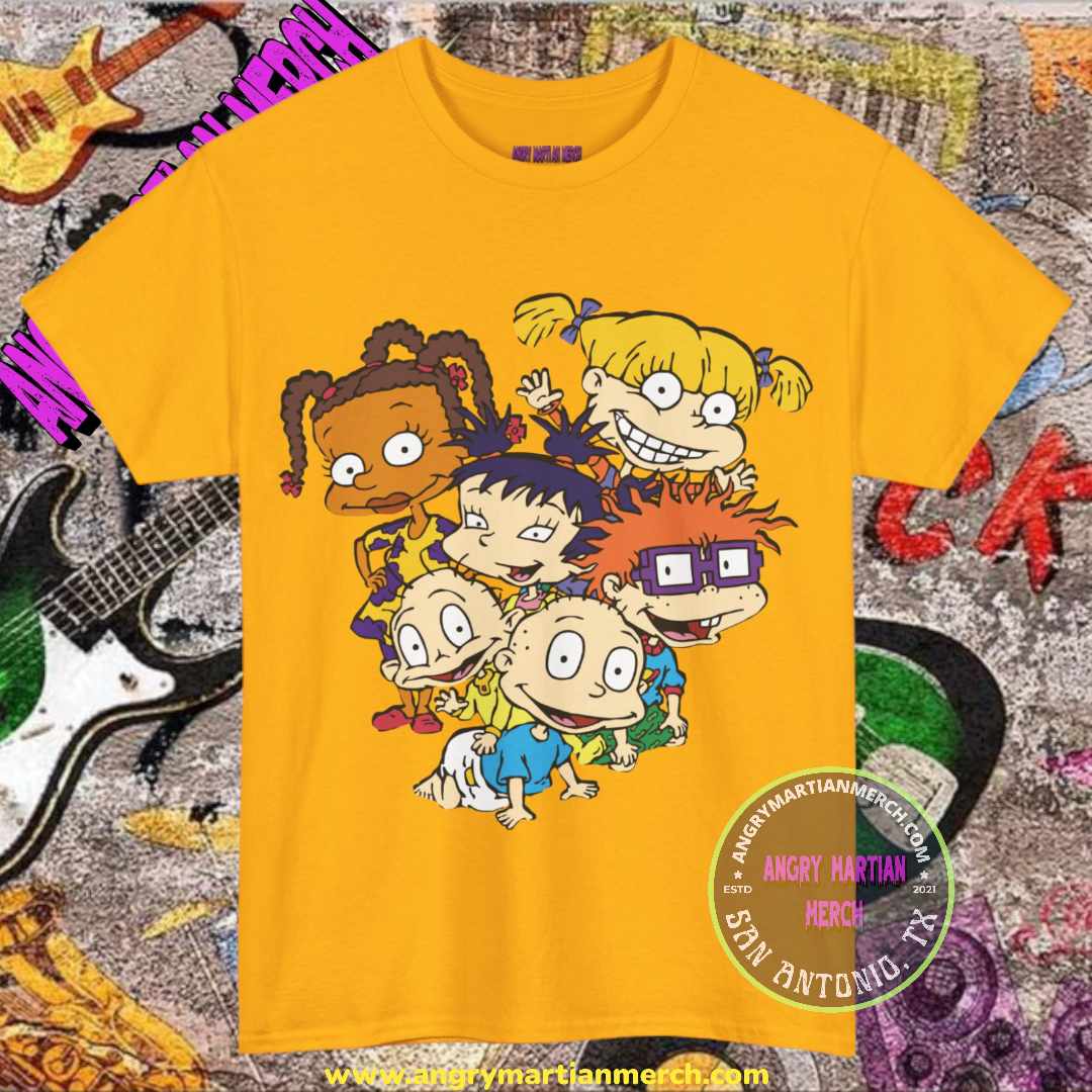 Rugrats Tommy Pickles Chuckie Angelica Retro 90's Cartoon T-Shirt