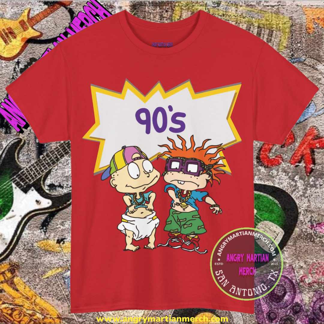Rugrats 90's Tommy and Chuckie Retro Cartoon T Shirt