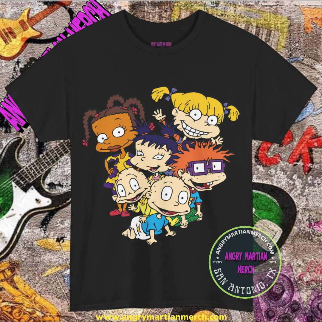 Rugrats Tommy Pickles Chuckie Angelica Retro 90's Cartoon T-Shirt