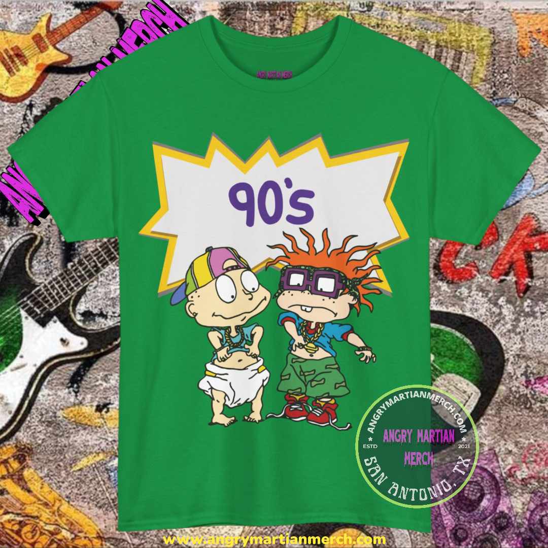 Rugrats 90's Tommy and Chuckie Retro Cartoon T Shirt