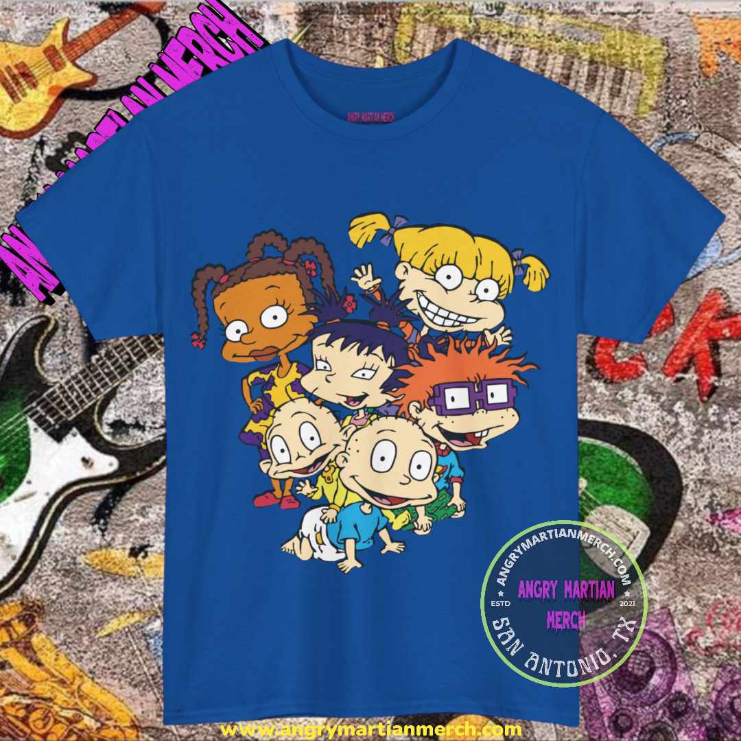 Rugrats Tommy Pickles Chuckie Angelica Retro 90's Cartoon T-Shirt
