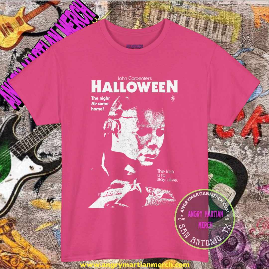 Michael Myers Halloween 1978 Retro Horror Movie Unisex Cotton T-Shirt