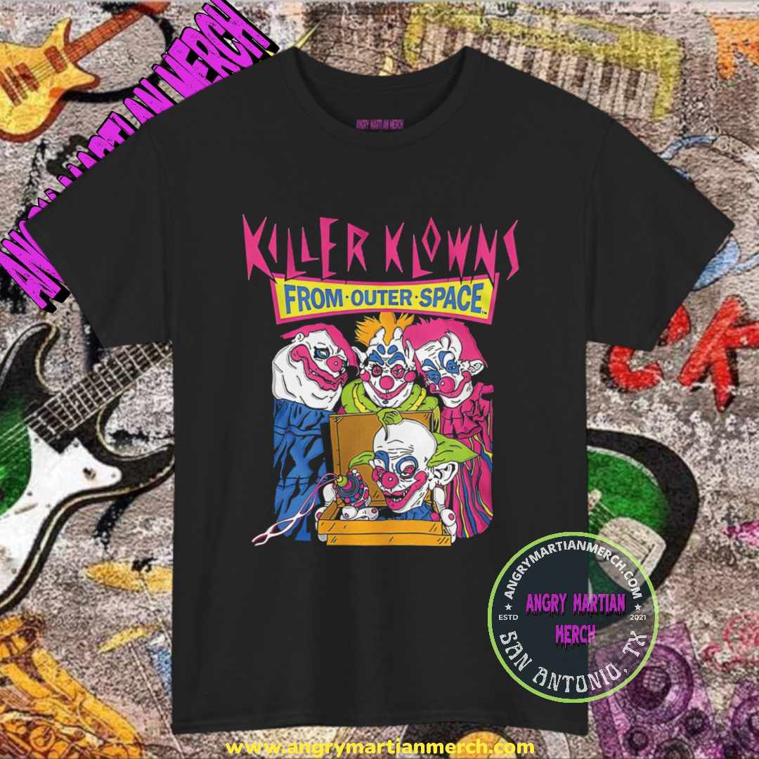 Killer Klowns From Outer Space Retro 80's Movie Horror T-Shirt
