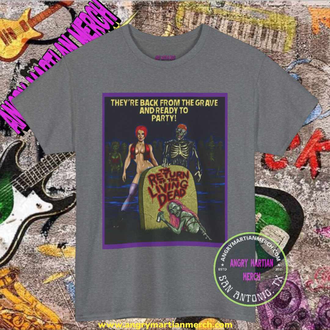 Return of the Living Dead Party Horror Retro 80's T-Shirt with Trash Linnea Quigley