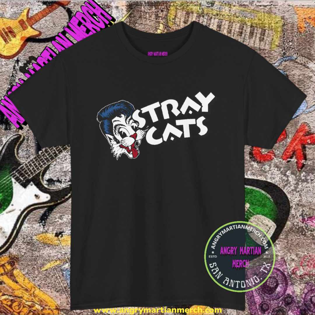 Stray Cats Retro 70's Rockabilly Band T Shirt S