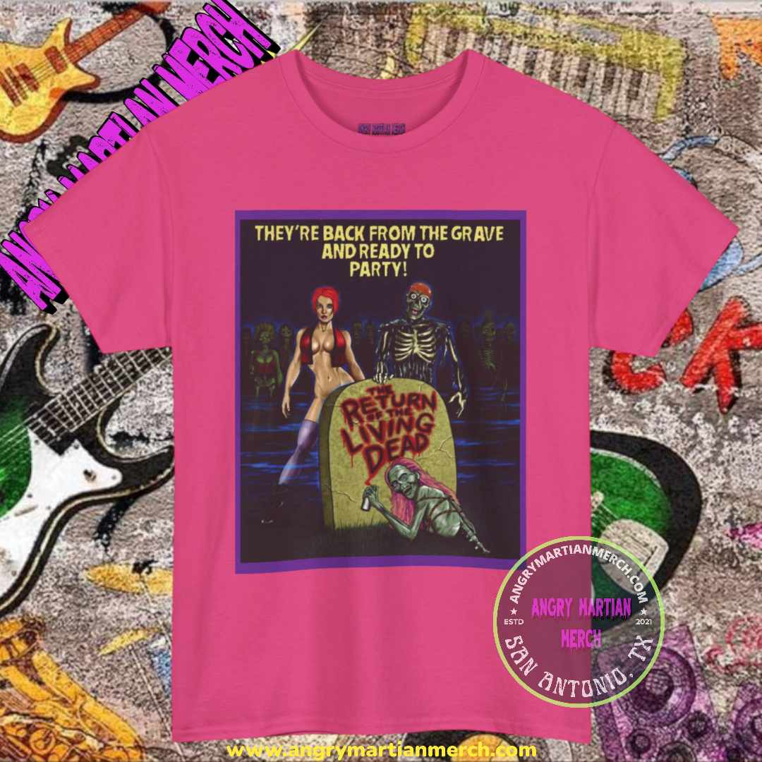 Return of the Living Dead Party Horror Retro 80's T-Shirt with Trash Linnea Quigley