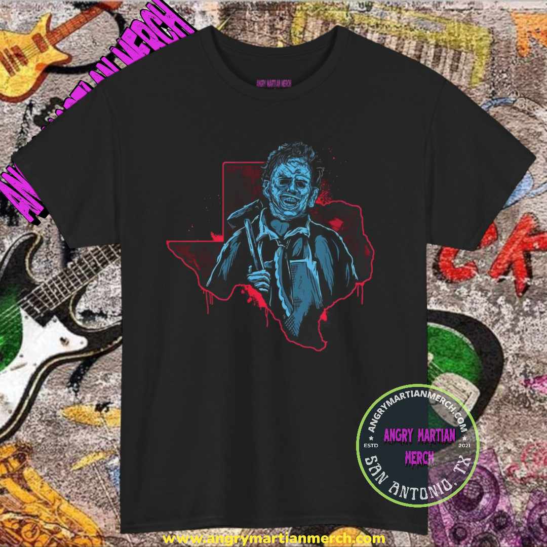 Texas Chainsaw Leatherface 80's Horror Movie Unisex Cotton T-Shirt