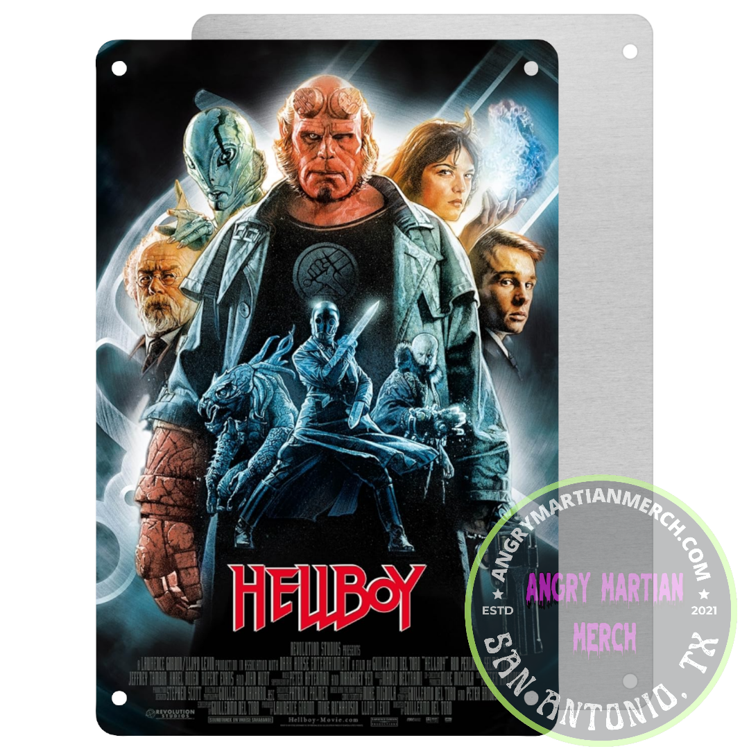 HellBoy (Ron Perlman) 8x12 Collectible Metal Tin Sign