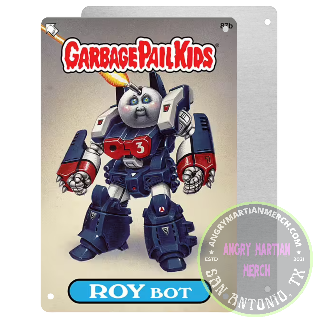 Garbage Pail Kids (Roy Bot) 8x12 Collectible Metal Tin Sign