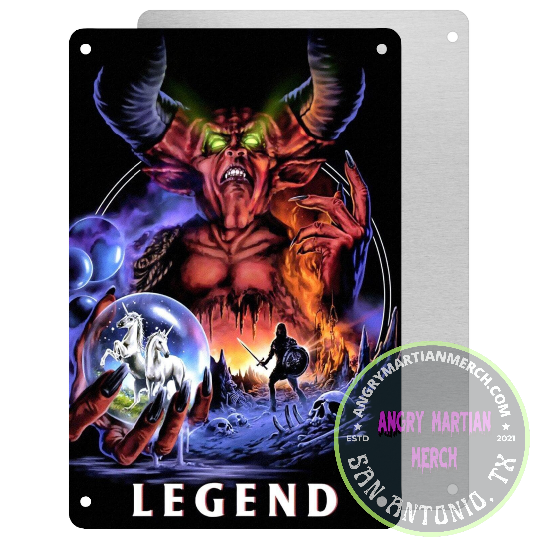 Legend 1985 (Lord of Darkness) 8x12 Collectible Metal Tin Sign