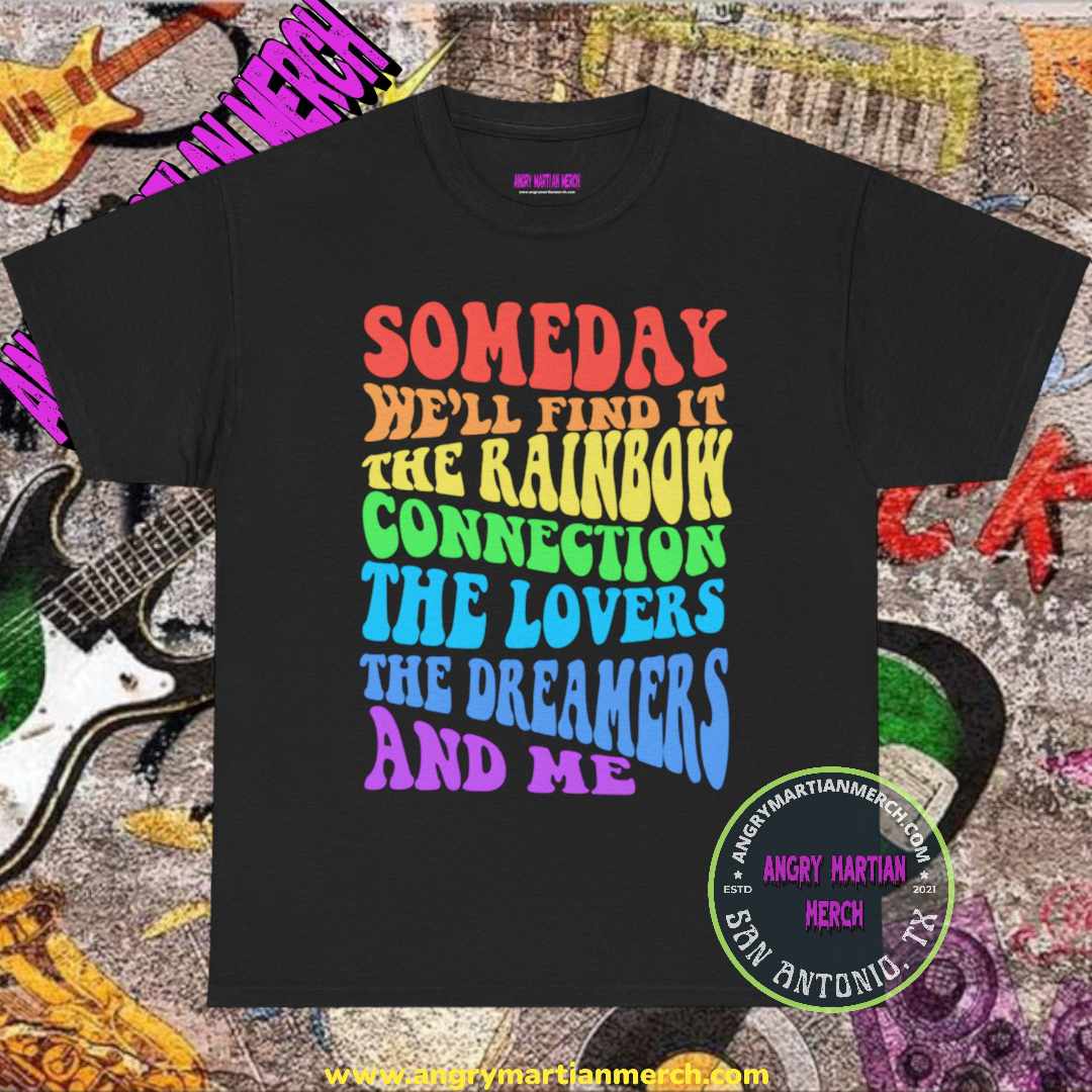 Rainbow Connection Lyrics The Muppets Retro 80's Movie Cotton T Shirt