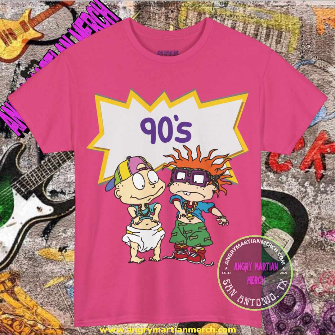 Rugrats 90's Tommy and Chuckie Retro Cartoon T Shirt