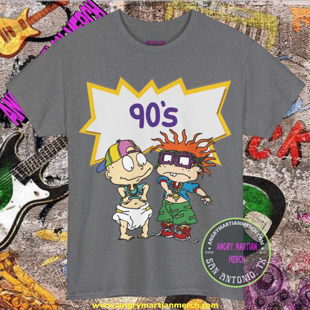 Rugrats 90's Tommy and Chuckie Retro Cartoon T Shirt