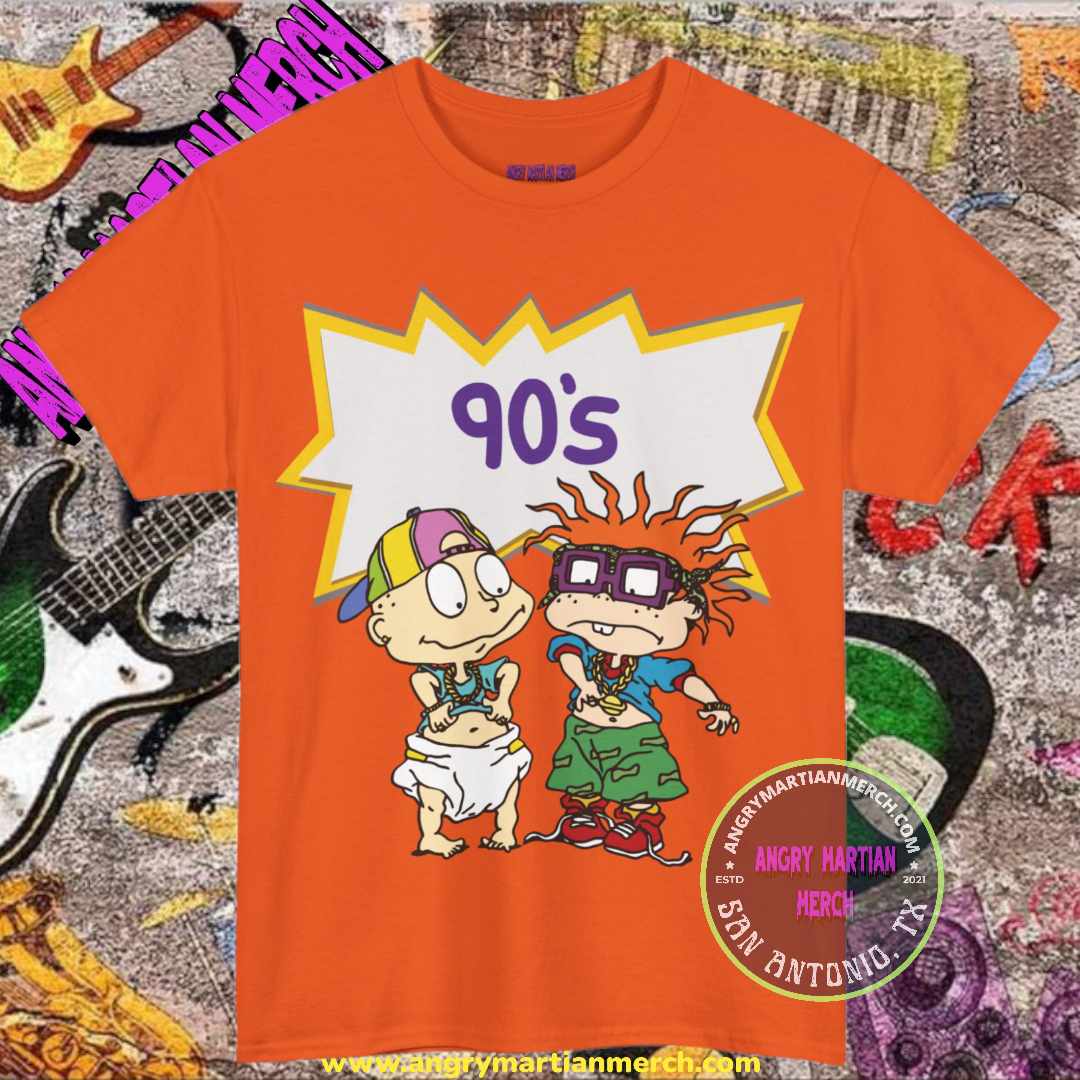 Rugrats 90's Tommy and Chuckie Retro Cartoon T Shirt