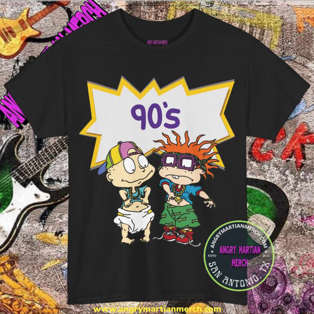 Rugrats 90's Tommy and Chuckie Retro Cartoon T Shirt