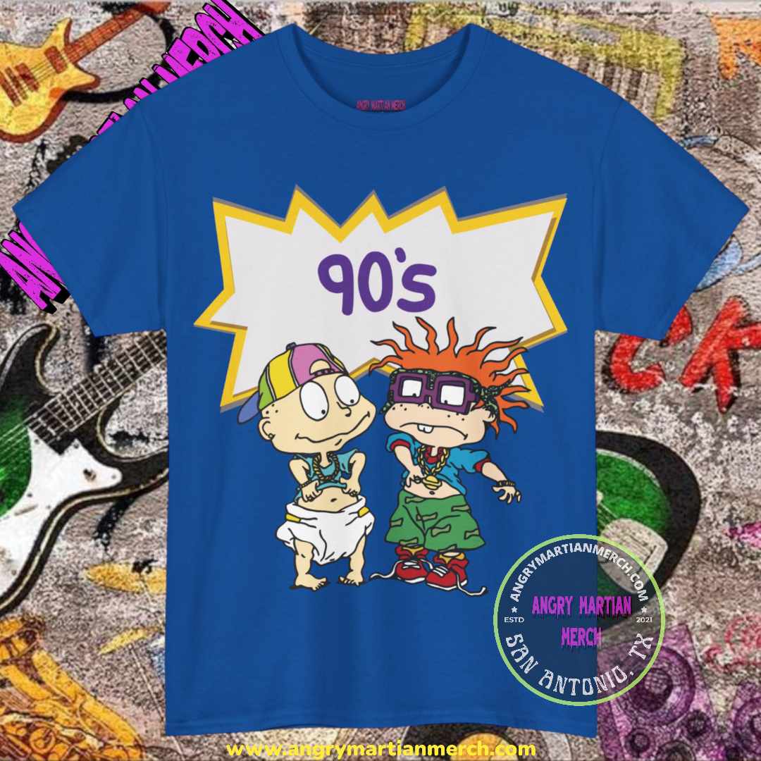 Rugrats 90's Tommy and Chuckie Retro Cartoon T Shirt