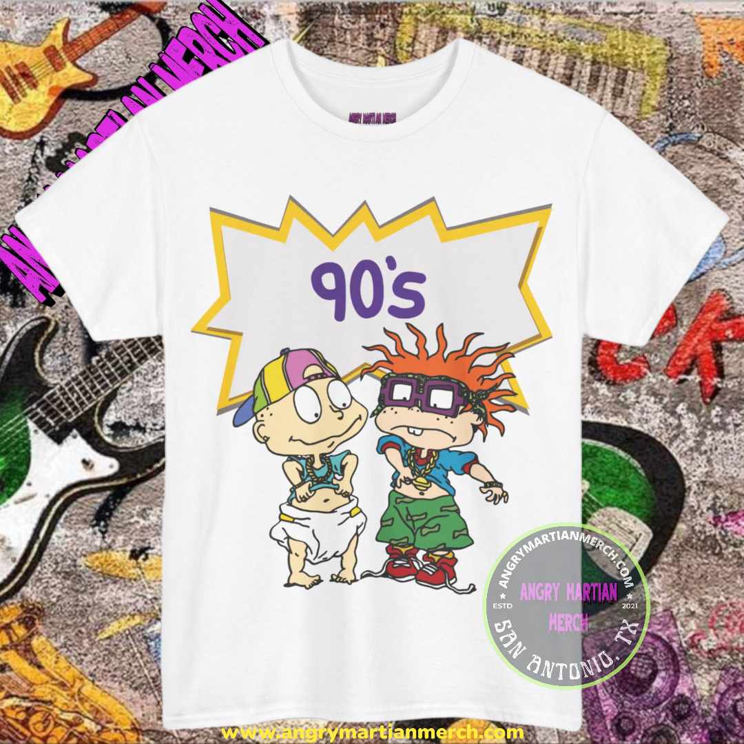 Rugrats 90's Tommy and Chuckie Retro Cartoon T Shirt