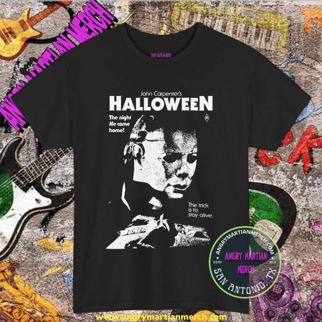 Michael Myers Halloween 1978 Retro Horror Movie Unisex Cotton T-Shirt