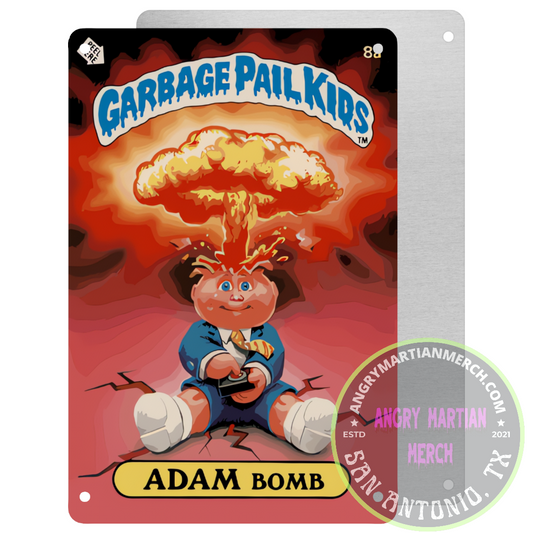 Garbage Pail Kids (Adam Bomb) 8x12 Collectible Metal Tin Sign