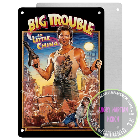 Big Trouble In Little China (Kurt Russell and cast) 8x12 Collectible Metal Tin Sign