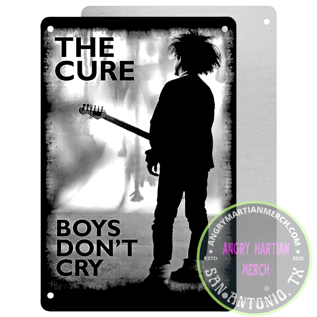 The Cure (Boys Don't Cry) 8x12 Tin Sign
