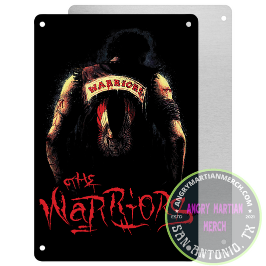 The Warriors 8x12 Tin Sign