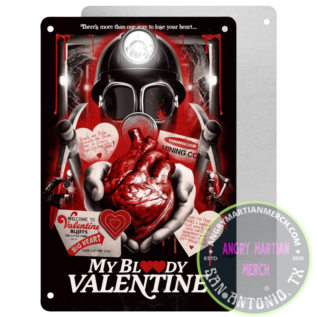 My Bloody Valentine (1981) 8x12 Collectible Metal Tin Sign